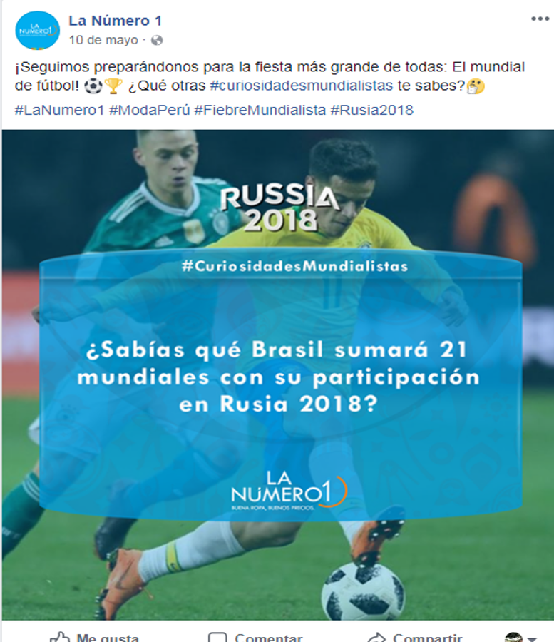 Qué publicar en redes sociales durante el Mundial 