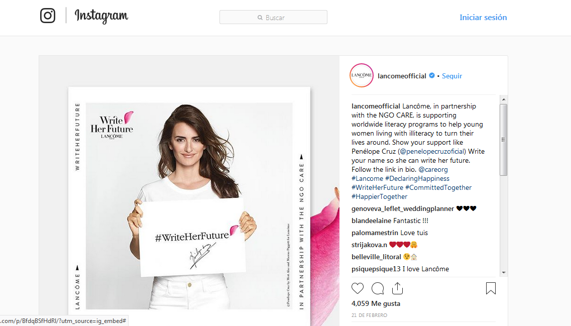 Ganar seguidores en Instagram causas sociales